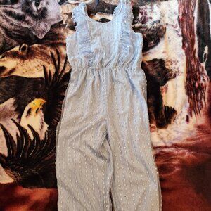 Girls Size 14/16 Light Blue Romper